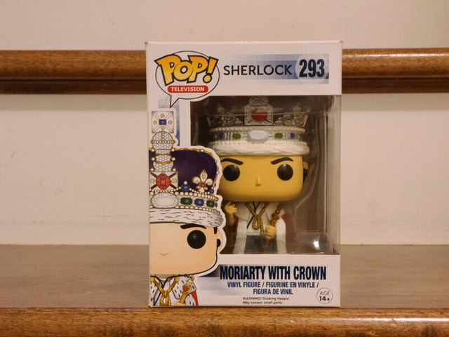 Funko POP! Television: Sherlock - Moriarty with Crown (Vaulted) in Toys & Games in City of Halifax