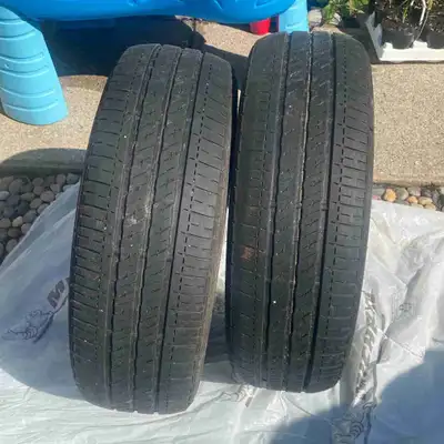 These two Bridgestone Ecopia EP422 tires in size 185/65R15 88H : Tire Size: 185/65R15, Load Index/Sp...