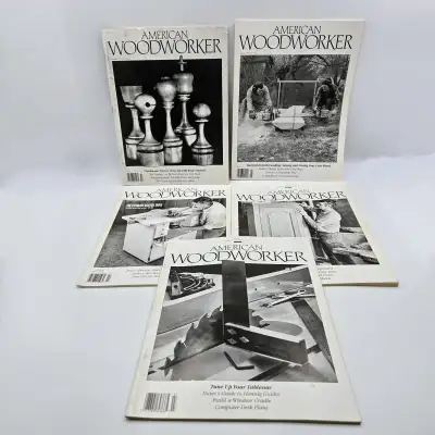 American Woodworker Magazine May June July August 1989 October 1, View more