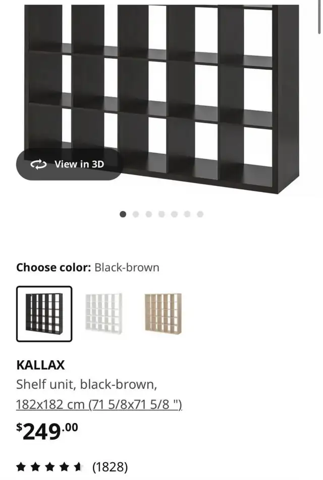 FREE Delivery! $281 Retail KALLAX 5x5 Wood Shelf Unit, Cube Stor in Bookcases & Shelving Units in Oshawa / Durham Region - Image 5