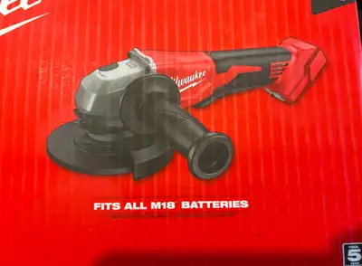 Brand new Milwaukee m18 brushless 4 1/2 & 5” grinder, View more