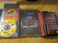SEGA CD Genesis Video game ROBOCOP Terminator LUNAR Jurassic