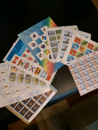 Rare in mint conditions Canadian sheets stamps $15 each.