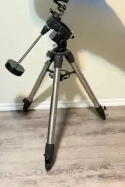 Sky watcher EQ5 equatorial, mount, and tripod, View more