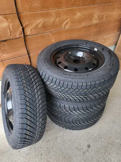 Selling a set of brand new Continental Viking Contact 8, size 215/65R16. They're mounted and balance...