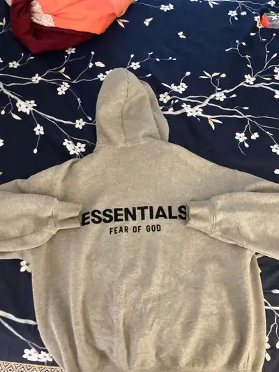 Grey Oatmeal Essentials Hoodie, View more
