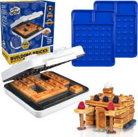 Building Brick Waffle Maker with Plates