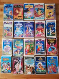 Cassettes vidéo VHS Walt Disney 