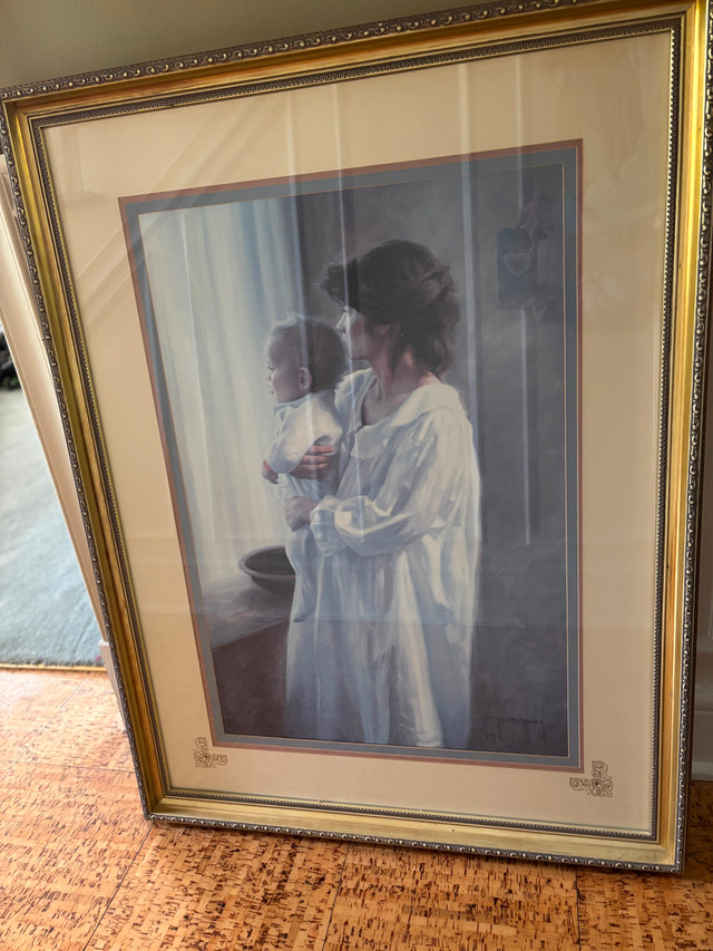 Framed Art - Mother and Child in Arts & Collectibles in Kitchener / Waterloo