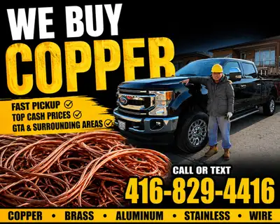 FREE SCRAP METAL PICKUP & CASH FOR COPPER, View more