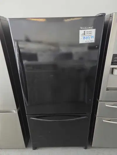 KitchenAid 33" Black Fridge - Free Warranty Included , View more