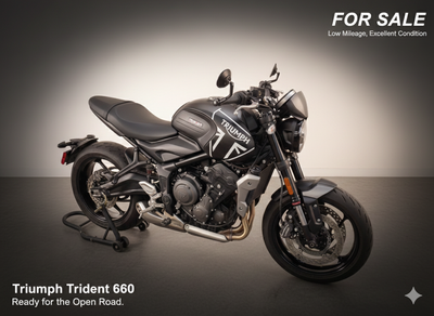 Triumph Trident 660 2022 6950km Une moto 3 cylindres qui fait tellement plaisir a rouler! 1 seul pro...
