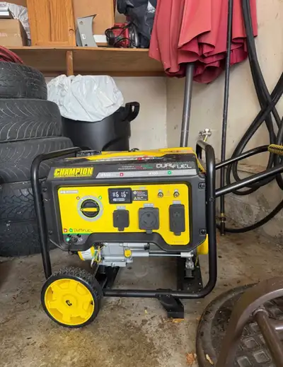 Champion 3650W Dual Fuel Portable Generator. $400, View more
