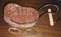 Wicker Carriage Buggy