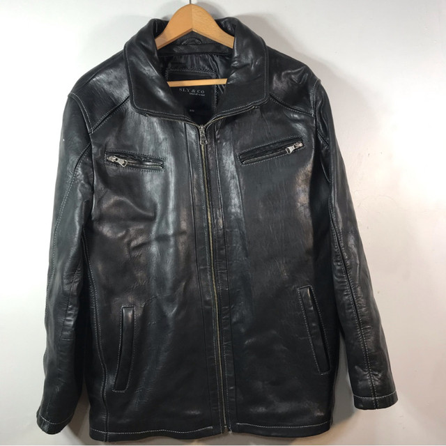 SLY & CO mens leather jacket dans Hommes  à Ville de Montréal