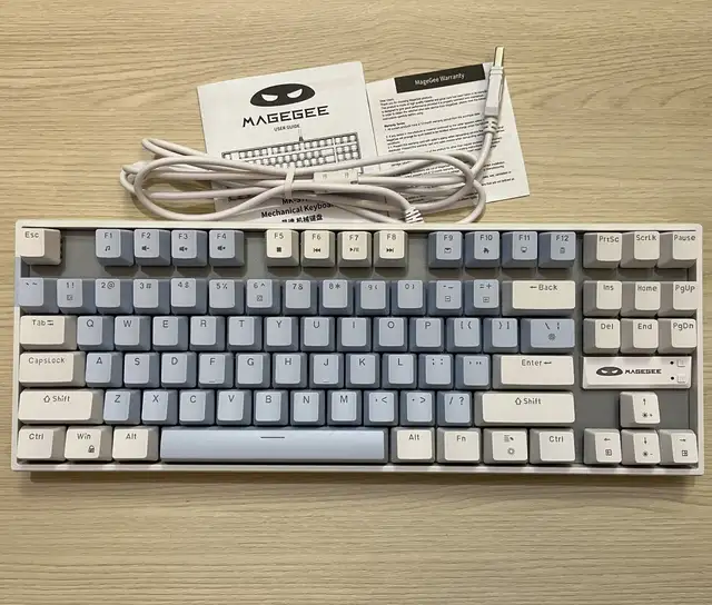 MageGee 75% Mechanical Gaming Keyboard, Blue Switch, LED Blue