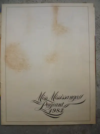 Truly rare Miss Mississauga Pageant 1983 + lots more sellingb908, View more