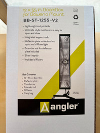 Angler BoomBox Strip Softbox with Bowens Mount V2 (12 x 55")