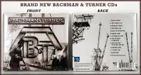 BACHMAN - TURNER CDs - NEW FACTORY SEALED!