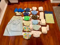 AMP reusable cloth diapers and related items