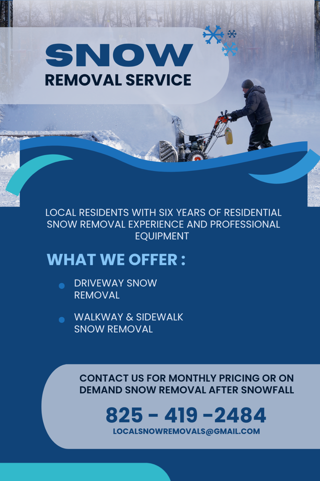 Lansdowne, Malmo and Lendrum Area Snow Removal