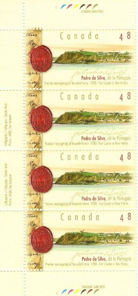 Canada Stamps - Pedro da Silva 1705 First Courier in New France