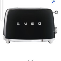 Brand New In Box Black Smeg Toaster 