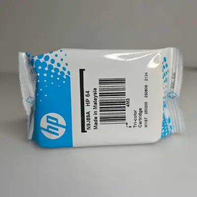 HP 64 Tri-color Ink Cartridge, View more