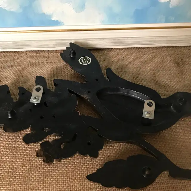 Vintage Pair of Dart Bird on Apple Blossom Branch Wall Plaques in Home Décor & Accents in Ottawa - Image 9