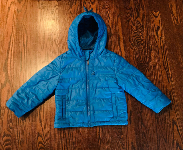  Toddler Puffer Jacket with Dino Hood - 2T in Clothing - 2T in Ottawa - Image 2