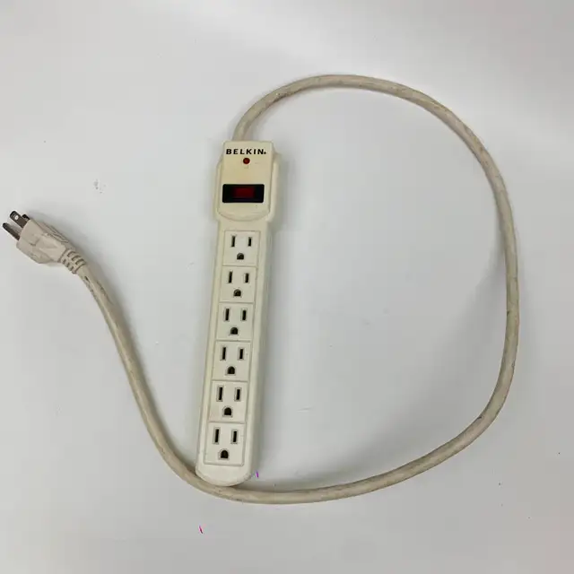 6 Outlet Power Strip Electrical Extension Power Bar Electronics