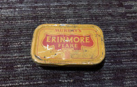 Vintage collectible tin, Erinmore Flake tobacco box antique