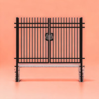 Value Industrial Steel Fence Kit: 168 ft., 8'x6', 20 Panels