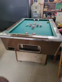 Bumper Pool Table, Slate Top, in the baseme, owner can not lift.