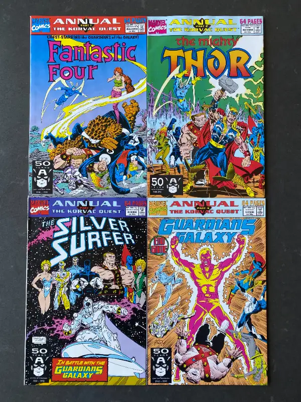 The Korvac Quest: Parts 1-4 (1991 Marvel Annual Crossover)