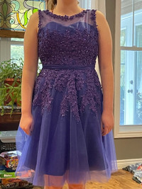 Purple Graduation Dress - New