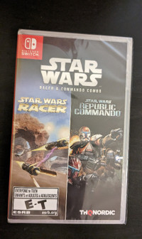 Star Wars Racer and Commando Combo New SEALED Switch game