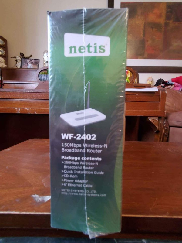 Wi-Fi router New sealed Netis WF-2402 dans Réseaux  à Ville de Montréal - Image 3
