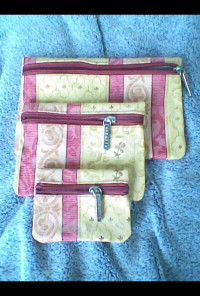 Travel or cosmetic bags, brand new, never used