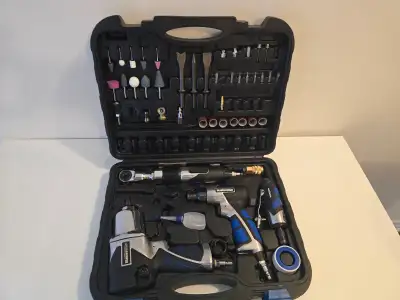 Mastercraft Air / Pneumatic Powered Tool Kit, View more
