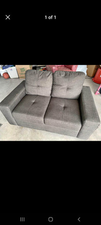 Grey modern couch -free delivery-