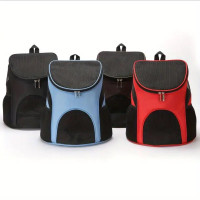 Dog Carrier Backpack (Black, Brown, Blue, Red)