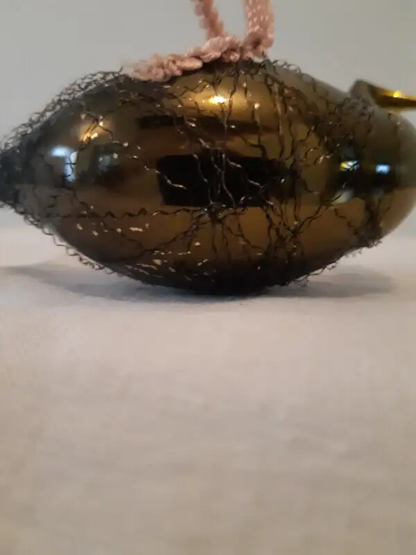 VINTAGE BLOWN MERCURY GLASS WIRE WRAPPED SWAN XMAS TREE ORNAMENT in Arts & Collectibles in Ottawa - Image 10