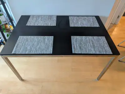 IKEA TORSBY Dining Table and 4 Volfgang Chairs, View more