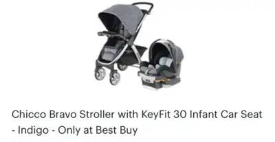 Chicoo stroller and infant car seat like new, View more