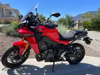 2021 Yamaha Tracer 9 GT red and black