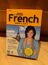 SEALED Instant Immersion French 1, 2 & 3 Learning Course