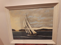 Canadian Artist - Hubert Young (20th C.) O/Cb -23" x 19" Signed
