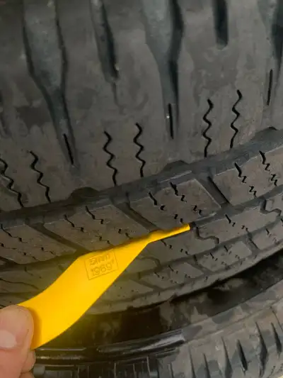 Selling a set of 4 Goodyear Wrangler SR tires — size 275/60R20. These tires are in good used conditi...