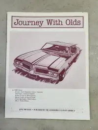 Journey with Olds magazines